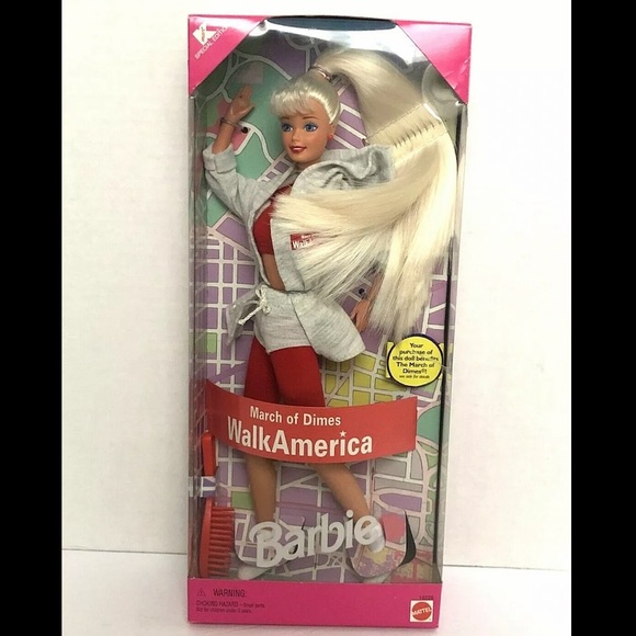 1997 March Of Dimes Walk America Barbie Doll NRFB